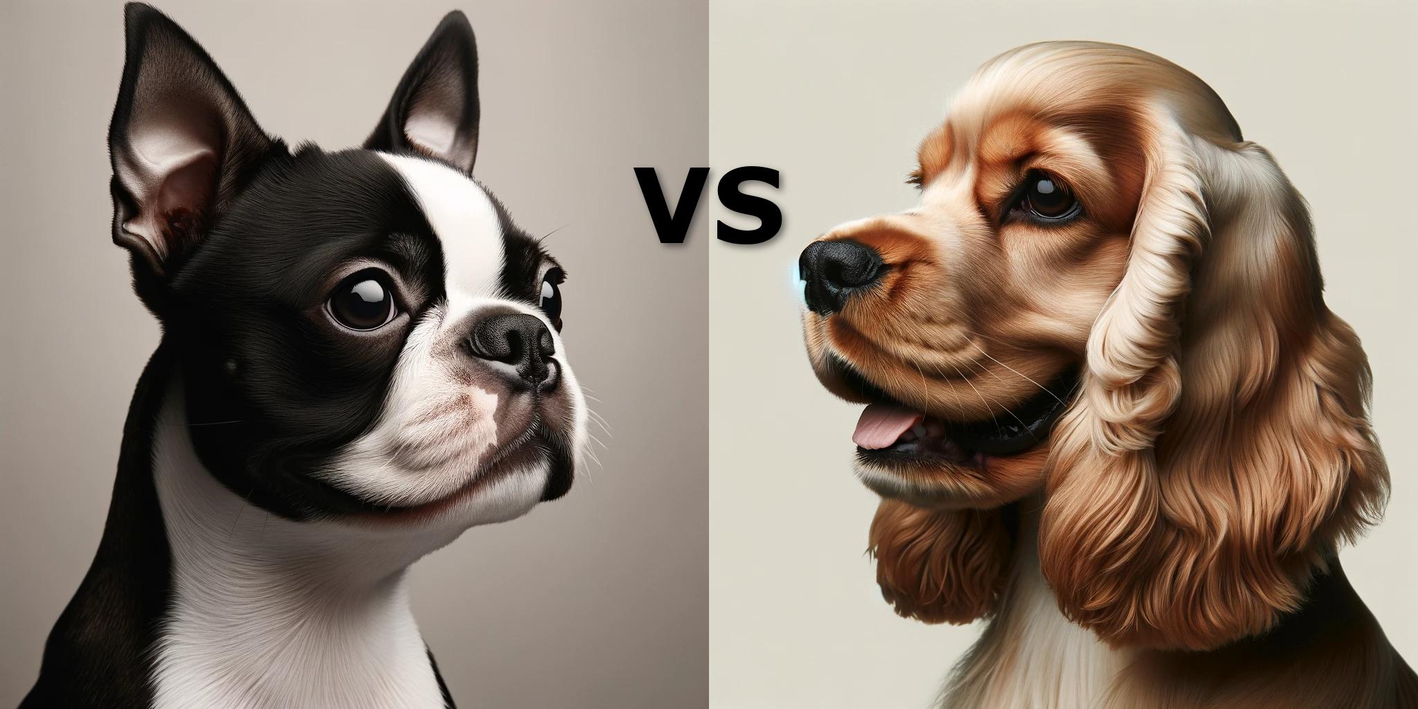 Boston Terrier vs English Cocker Spaniel - My Dog Breeds