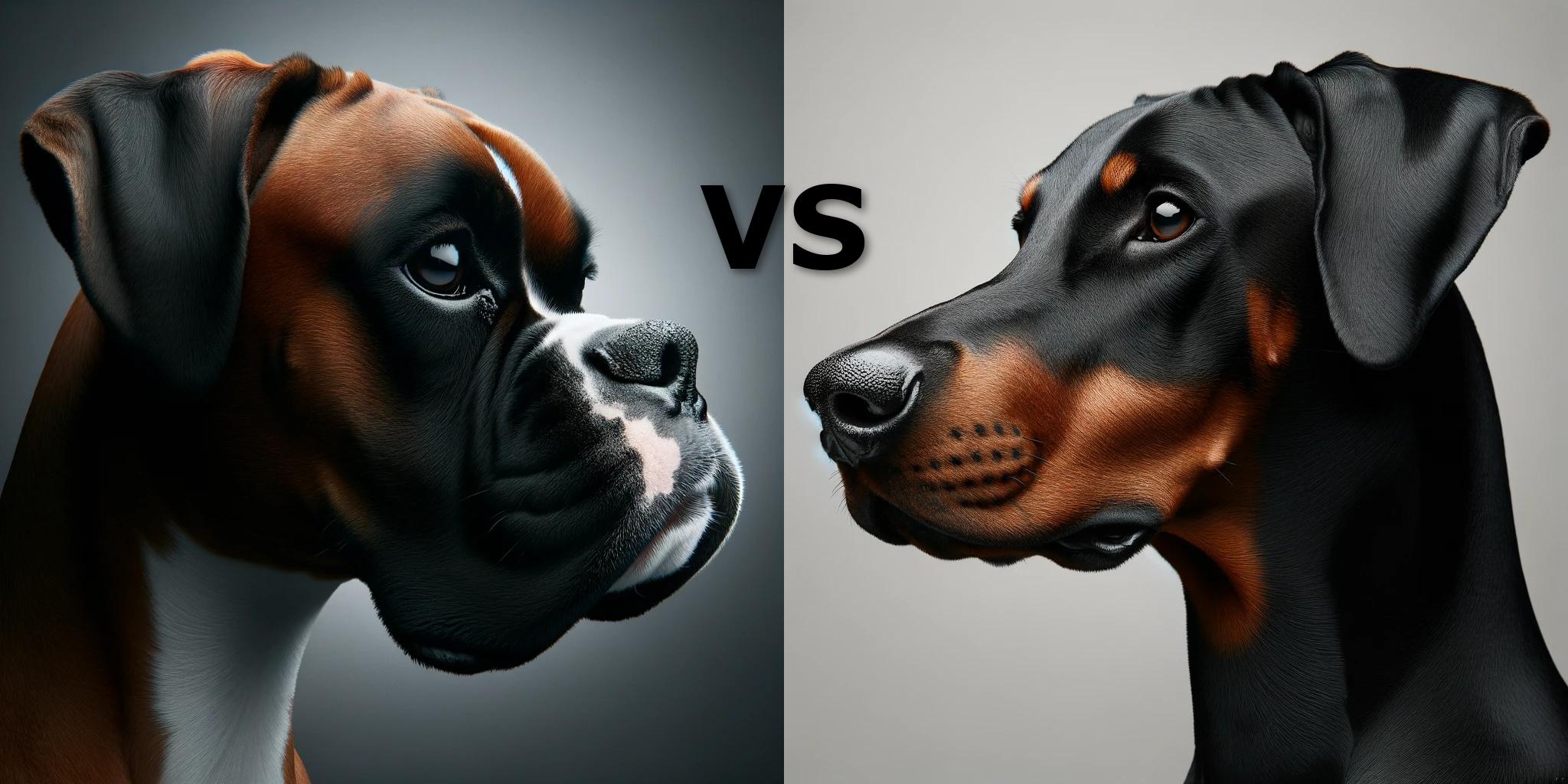 Boxer vs Doberman Pinscher - My Dog Breeds