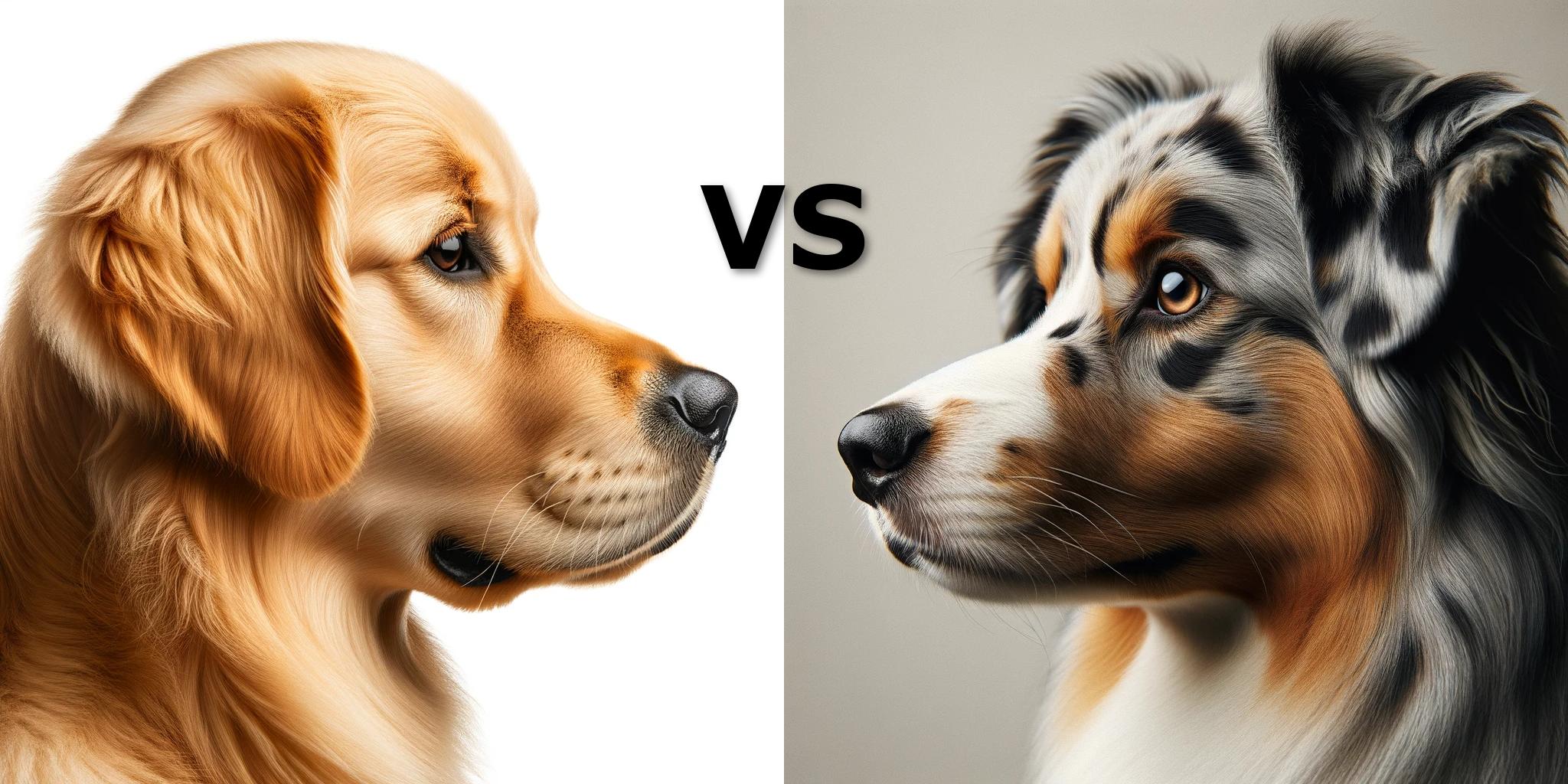 Golden Retriever vs Australian Shepherd - My Dog Breeds