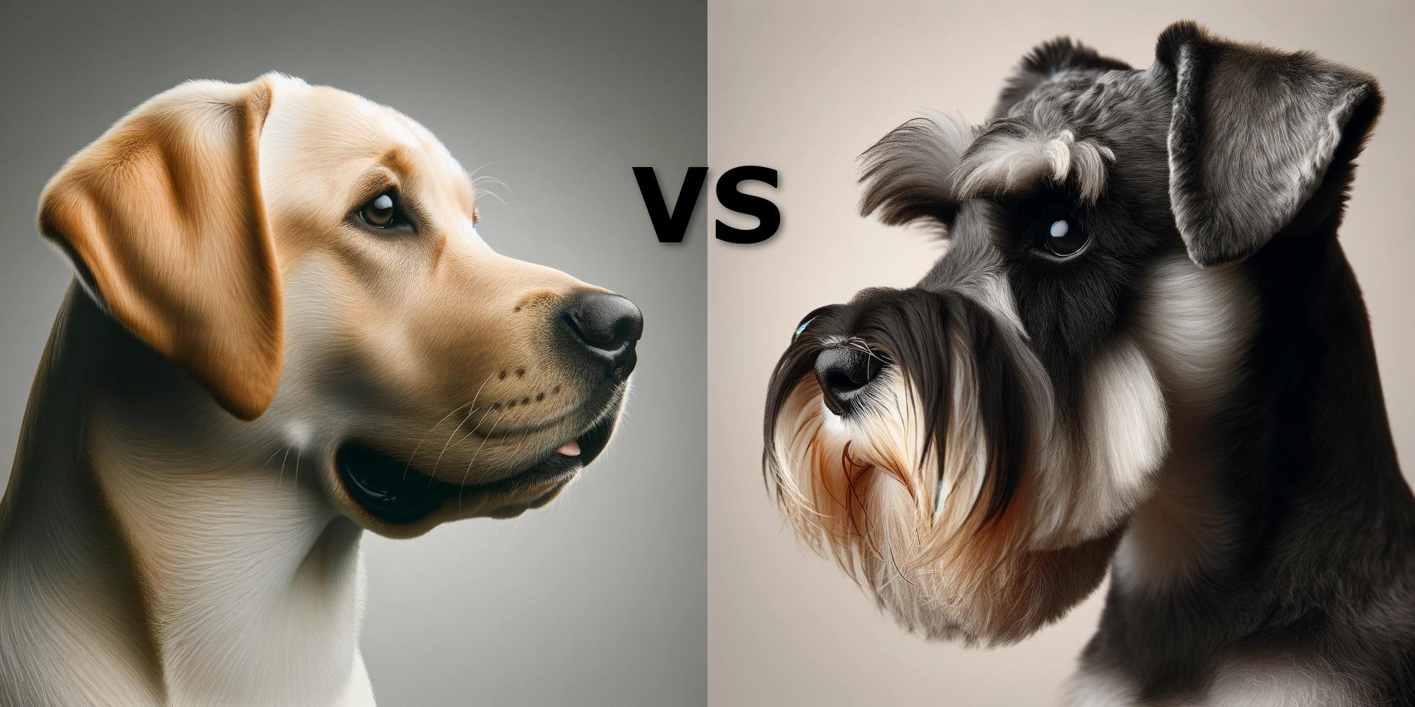 Labraschnauzer Labrador Retriever vs Miniature Schnauzer - My Dog Breeds
