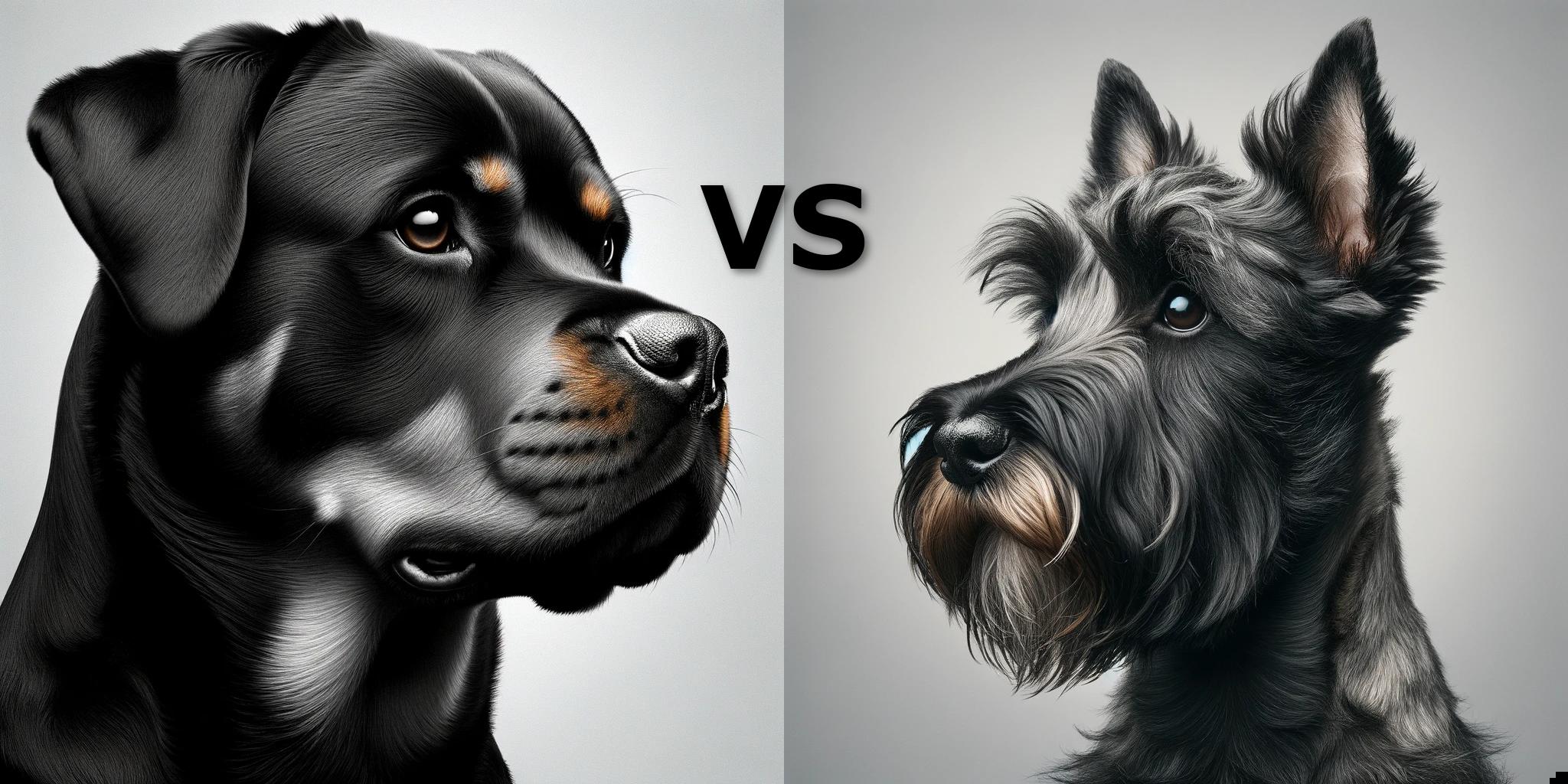 Rottweiler vs Scottish Terrier - My Dog Breeds