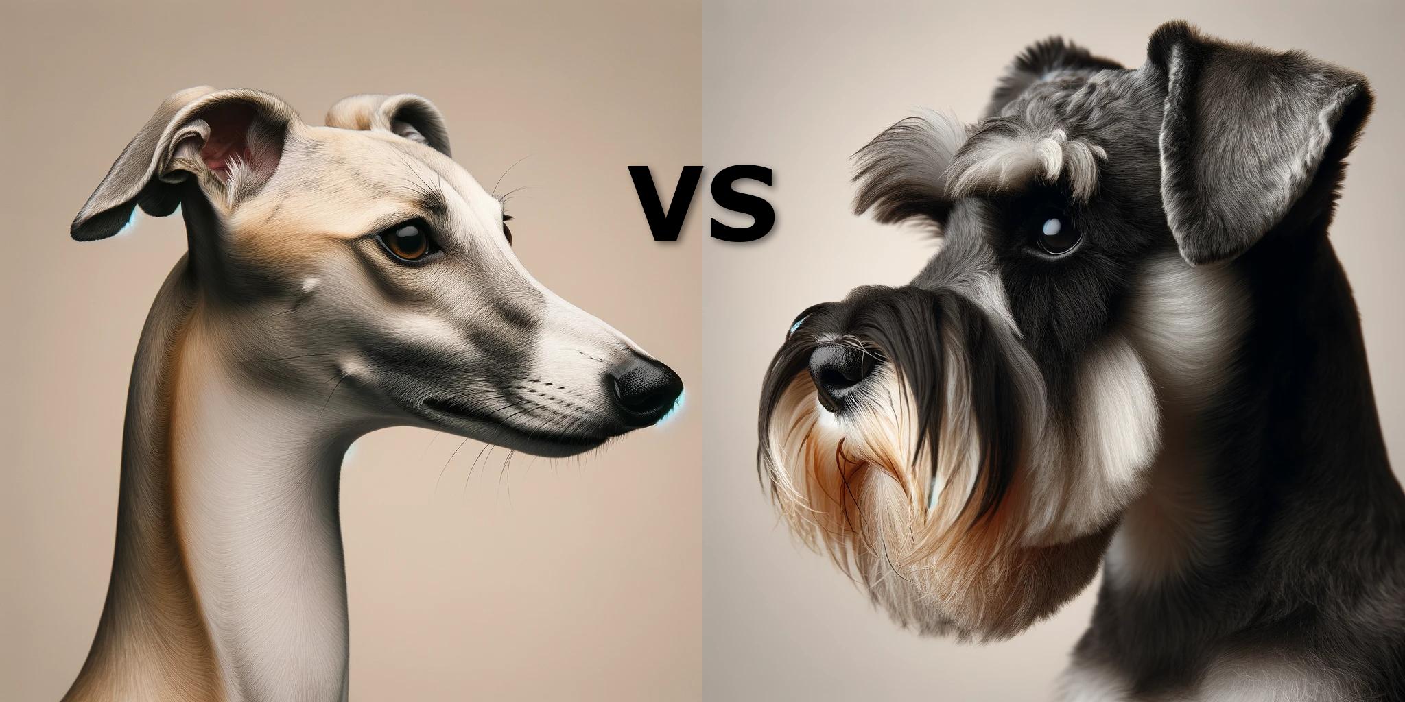 Whippet vs Miniature Schnauzer - My Dog Breeds
