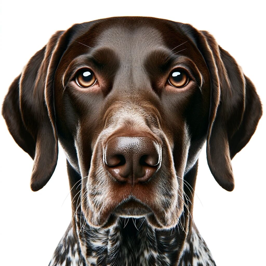 Face of German Shorthaired Pointer