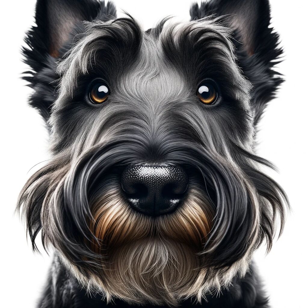 Face of Scottish Terrier