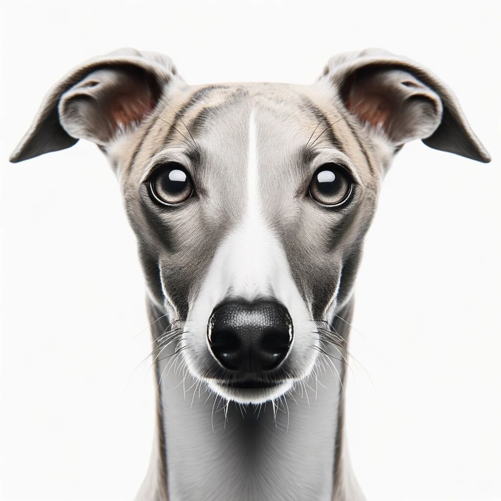 Face of Whippet